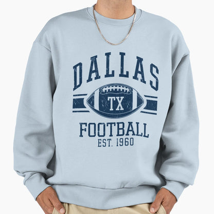 Distressed Dallas Cowboys Sweatshirt - Aesthetic Graphic for Adults - T-Shirt, Sweatshirt, Hoodie