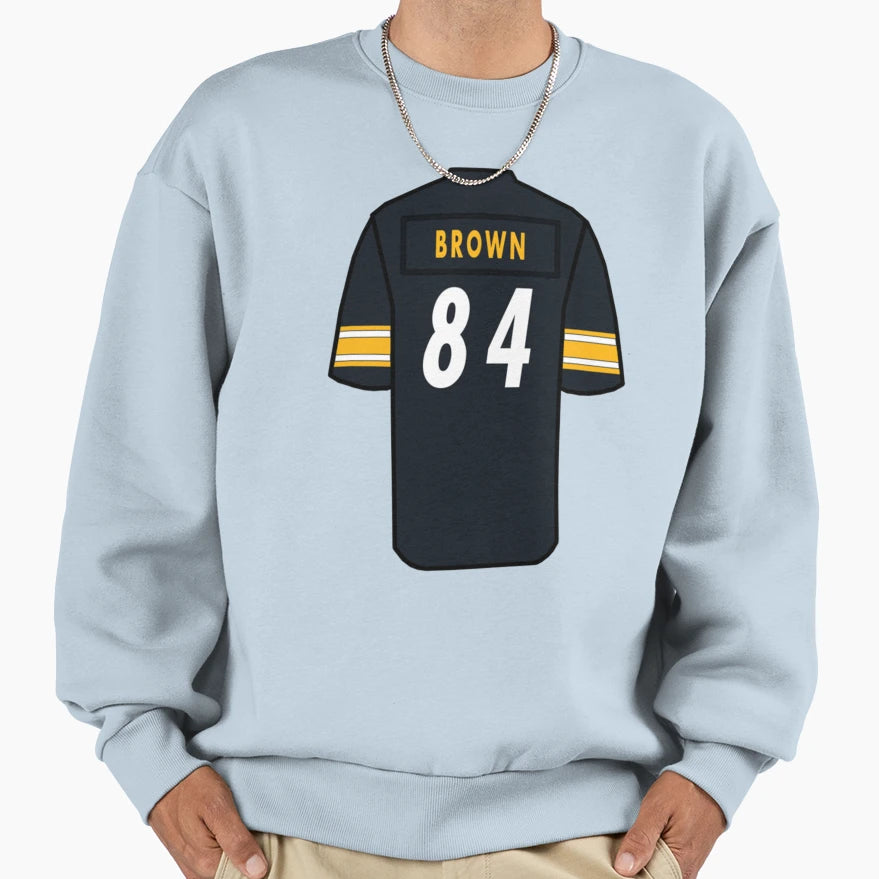 Antonio Brown Jersey Sweatshirt - Graphic Print Men Women - T-Shirt, Sweatshirt, Hoodie