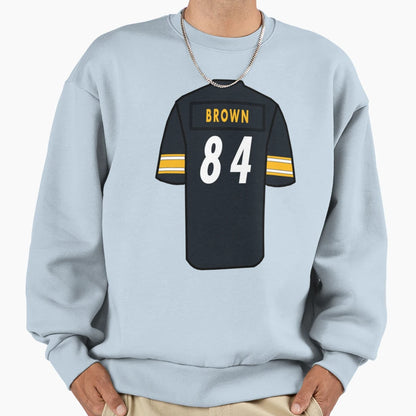 Antonio Brown Jersey Sweatshirt - Graphic Print Men Women - T-Shirt, Sweatshirt, Hoodie