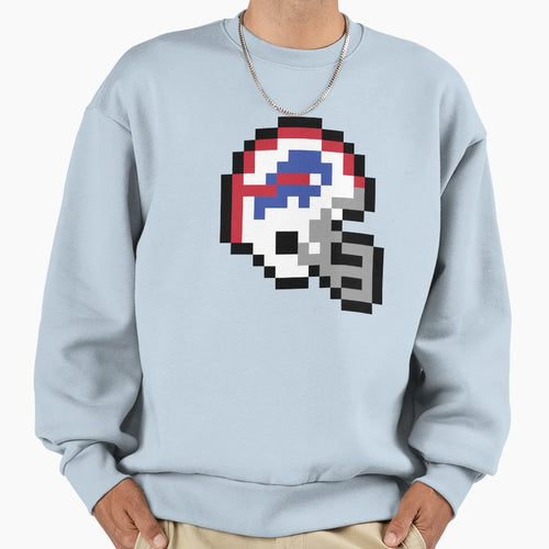 Buffalo Bills 8 Bit Football Sweatshirt - Aesthetic Graphic for Adults - T-Shirt, Sweatshirt, Hoodie