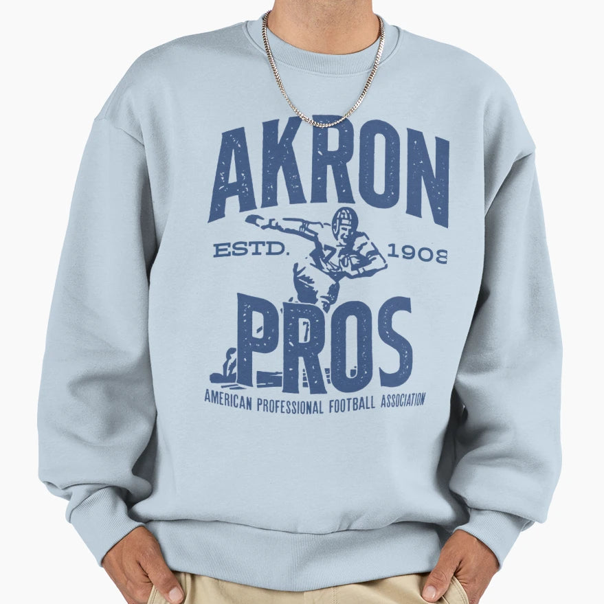 Akron Pros Football Sweatshirt - Aesthetic Graphic Unisex - T-Shirt, Sweatshirt, Hoodie