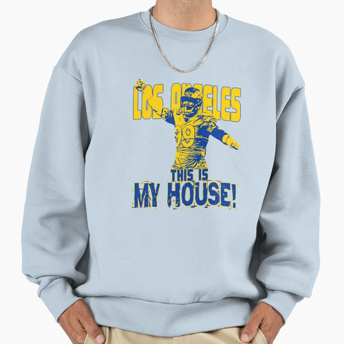 My House Yellow Background Sweatshirt - Graphic Print for Adults - T-Shirt, Sweatshirt, Hoodie