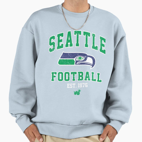Seattle 12 Sea Hawk Football Sweatshirt - Minimalist Print for Adults - T-Shirt, Sweatshirt, Hoodie