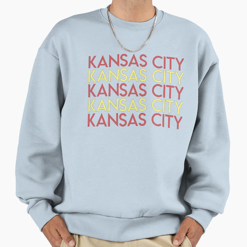 Kansas City Red And Yellow Sweatshirt - Streetwear Style Unisex - T-Shirt, Sweatshirt, Hoodie