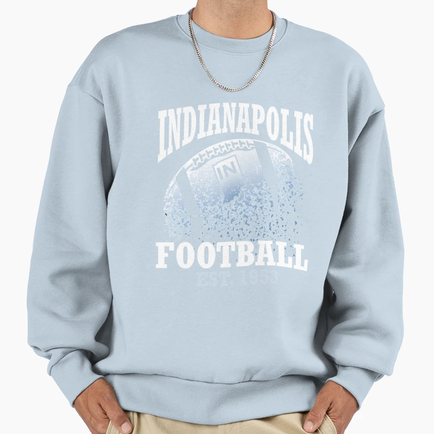 Indianapolis Football 6 Sweatshirt - Fun Novelty Design for Adults - T-Shirt, Sweatshirt, Hoodie