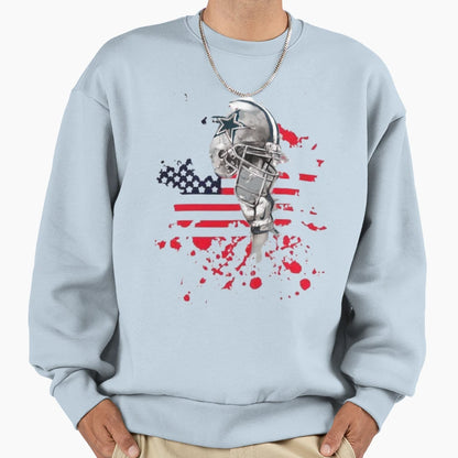 Football Usa Sweatshirt - Fun Novelty Design for Adults - T-Shirt, Sweatshirt, Hoodie