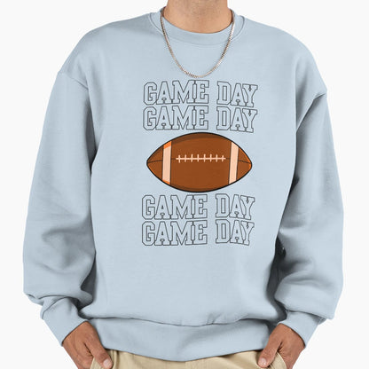 Game Day Football Sweatshirt - Custom Art Print Unisex - T-Shirt, Sweatshirt, Hoodie