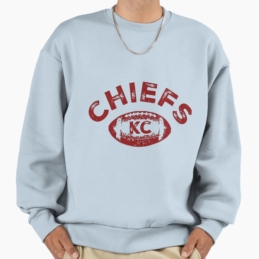 Art Kansas City Chiefs Sweatshirt - Minimalist Print Men Women - T-Shirt, Sweatshirt, Hoodie