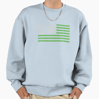 Seattle Football Is American Sweatshirt - Streetwear Style Unisex - T-Shirt, Sweatshirt, Hoodie