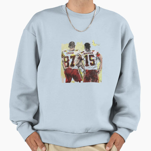 Mahomes And Kelce Sweatshirt - Unique Graphic Men Women - T-Shirt, Sweatshirt, Hoodie