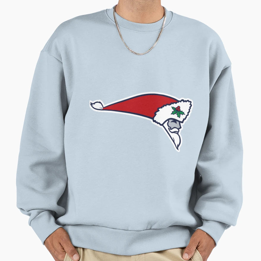 Patriots Flying Santa Logo Sweatshirt - Streetwear Style Men Women - T-Shirt, Sweatshirt, Hoodie