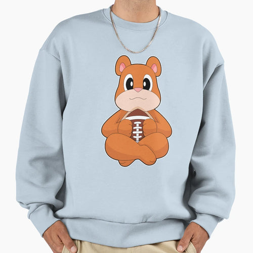 Bear American Football Sweatshirt - Novelty Apparel for Adults - T-Shirt, Sweatshirt, Hoodie