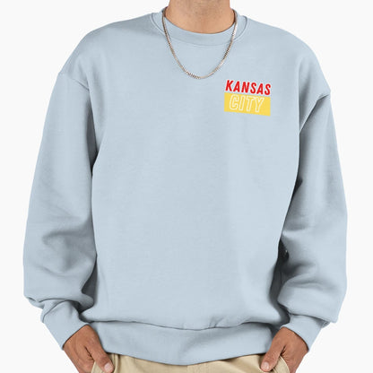 Kansas City Color Block 2 Sweatshirt - Custom Art Print for Adults - T-Shirt, Sweatshirt, Hoodie