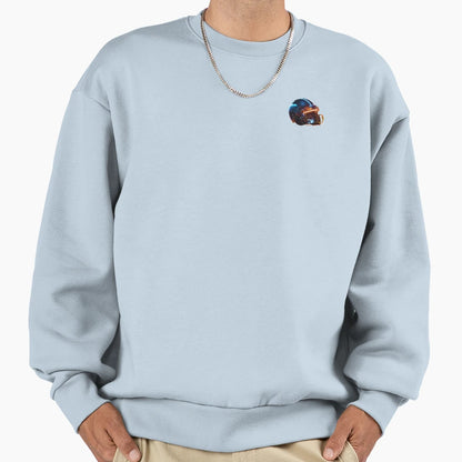 Soccer Helmet American Football Sweatshirt - Fun Novelty Design Men Women - T-Shirt, Sweatshirt, Hoodie