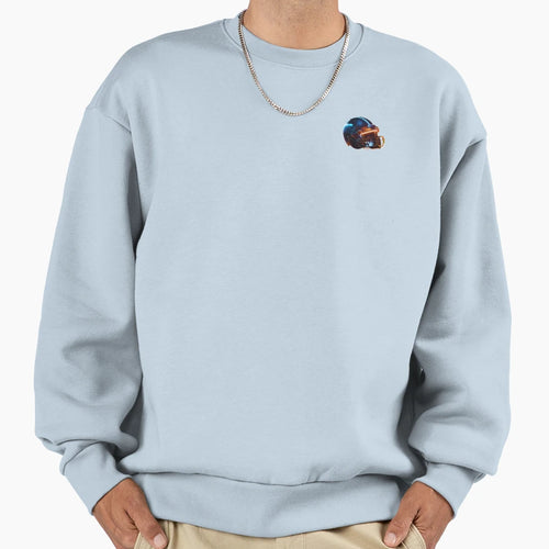 Soccer Helmet American Football Sweatshirt - Fun Novelty Design Men Women - T-Shirt, Sweatshirt, Hoodie