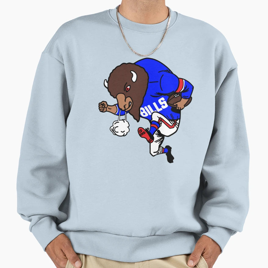 Buffalo Football Sweatshirt - Custom Art Print Unisex - T-Shirt, Sweatshirt, Hoodie