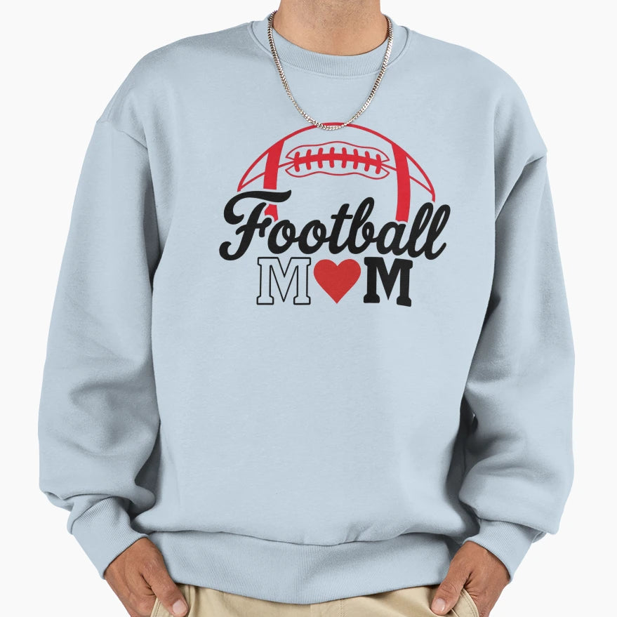 Football Mom Mothers Day Sweatshirt - Novelty Apparel Men Women - T-Shirt, Sweatshirt, Hoodie