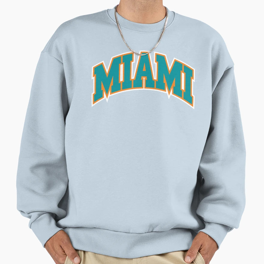 Miami Sweatshirt - Fun Novelty Design Men Women - T-Shirt, Sweatshirt, Hoodie