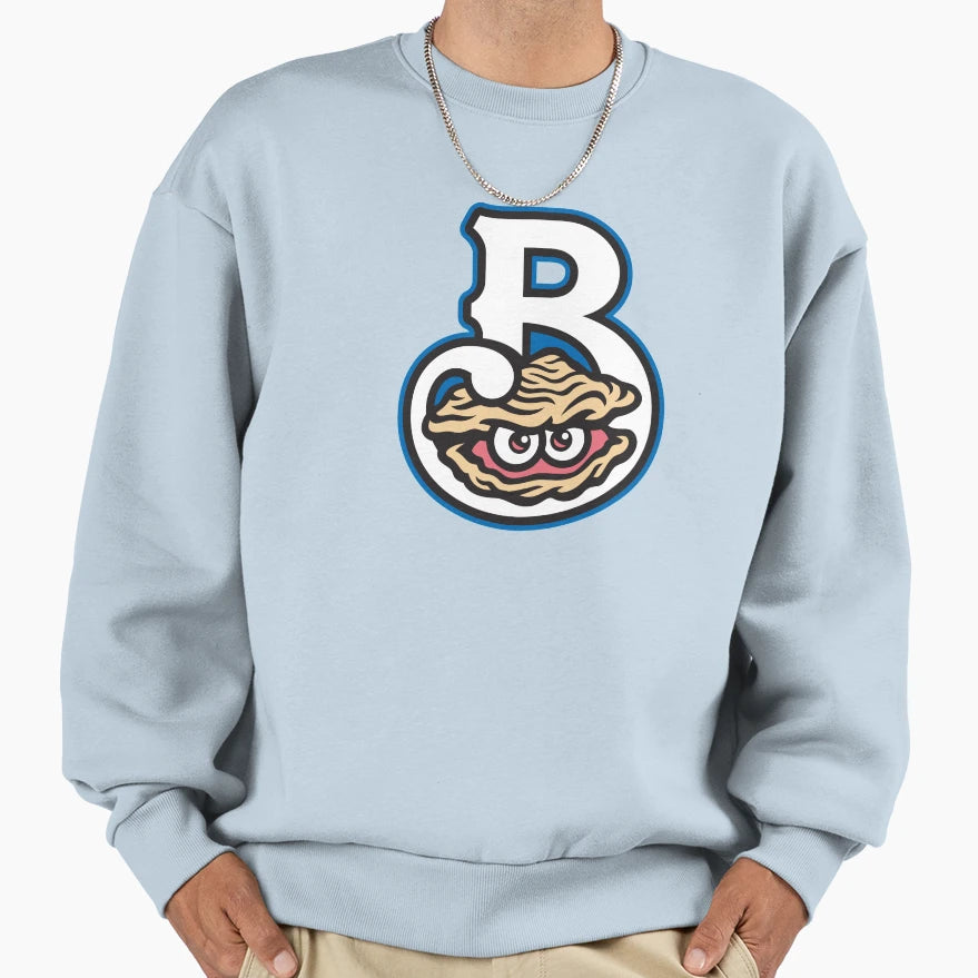 Biloxi Shuckers Icon Sweatshirt - Trendy Graphic Men Women - T-Shirt, Sweatshirt, Hoodie