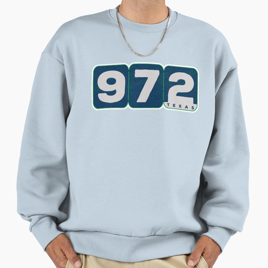 Area Code 972 Pt 3 Sweatshirt - Fun Novelty Design Men Women - T-Shirt, Sweatshirt, Hoodie