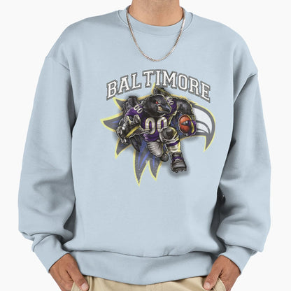 Art Baltimore Ravens Sweatshirt - Novelty Apparel Men Women - T-Shirt, Sweatshirt, Hoodie