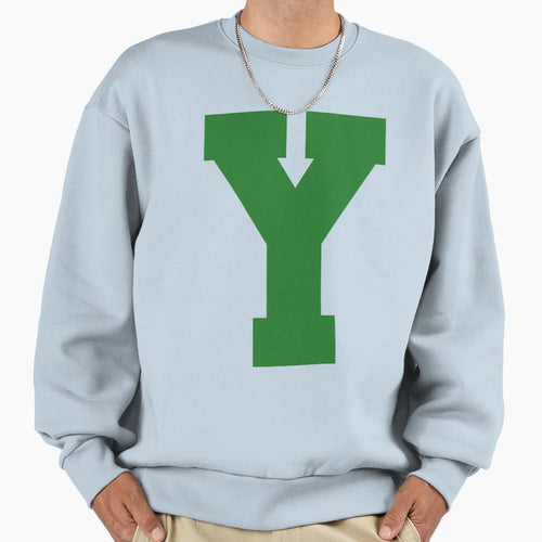 Alphabet Green Y Sports Letter Y Sweatshirt - Fun Novelty Design Unisex - T-Shirt, Sweatshirt, Hoodie