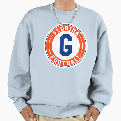 Florida Football Round Badge Sweatshirt - Streetwear Style for Adults - T-Shirt, Sweatshirt, Hoodie
