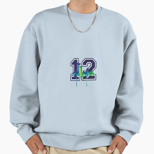 Seattle Hawks 12Th Sweatshirt - Casual Everyday Wear Unisex - T-Shirt, Sweatshirt, Hoodie