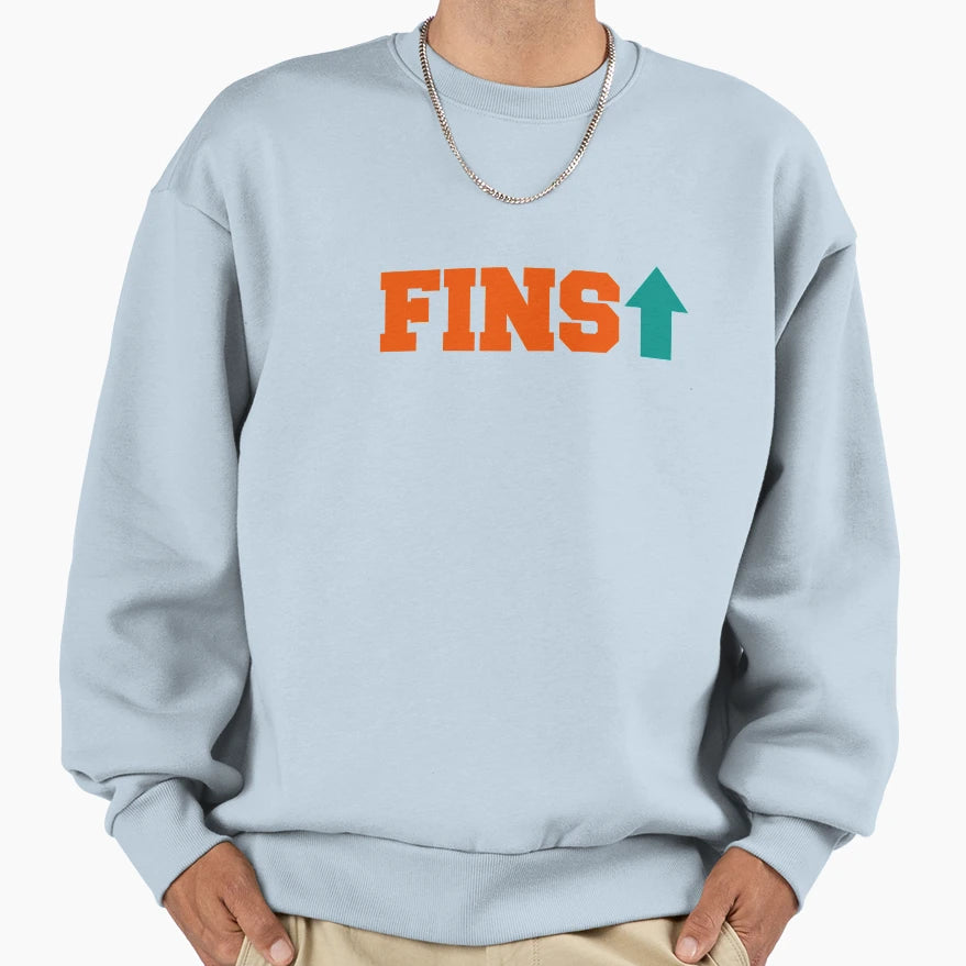 Fins Up Sweatshirt - Graphic Print for Adults - T-Shirt, Sweatshirt, Hoodie
