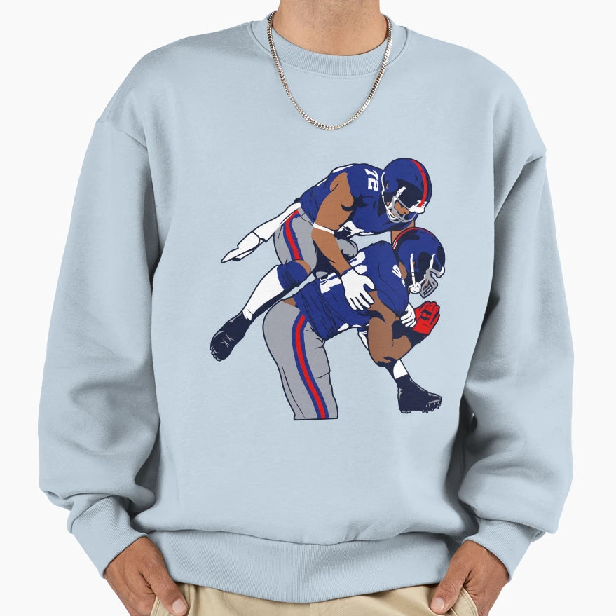 Osi Umenyiora And Justin Tuck Sweatshirt - Trendy Graphic Men Women - T-Shirt, Sweatshirt, Hoodie