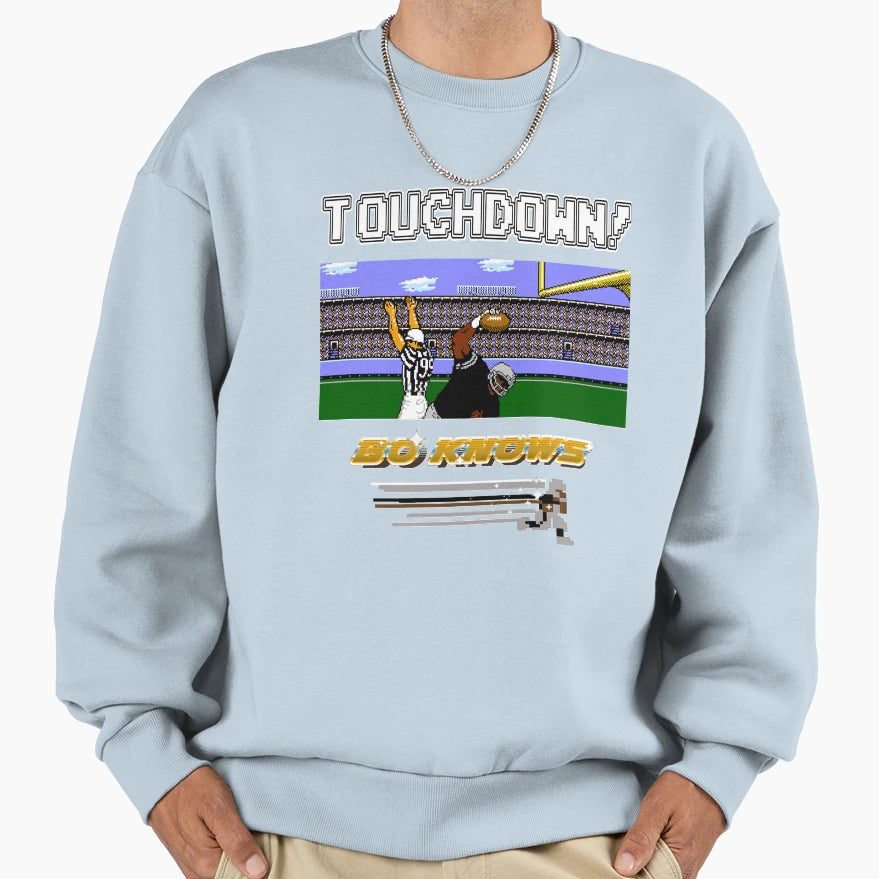 Bo Knows Deluxe T-Shirt - Unique Graphic Unisex - T-Shirt, Sweatshirt, Hoodie