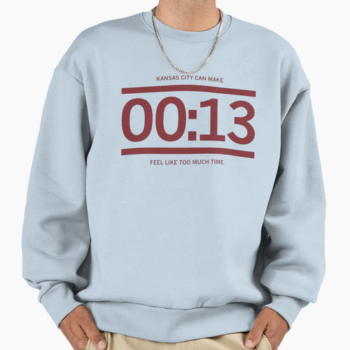 13 Seconds Chiefs Sweatshirt - Novelty Apparel for Adults - T-Shirt, Sweatshirt, Hoodie