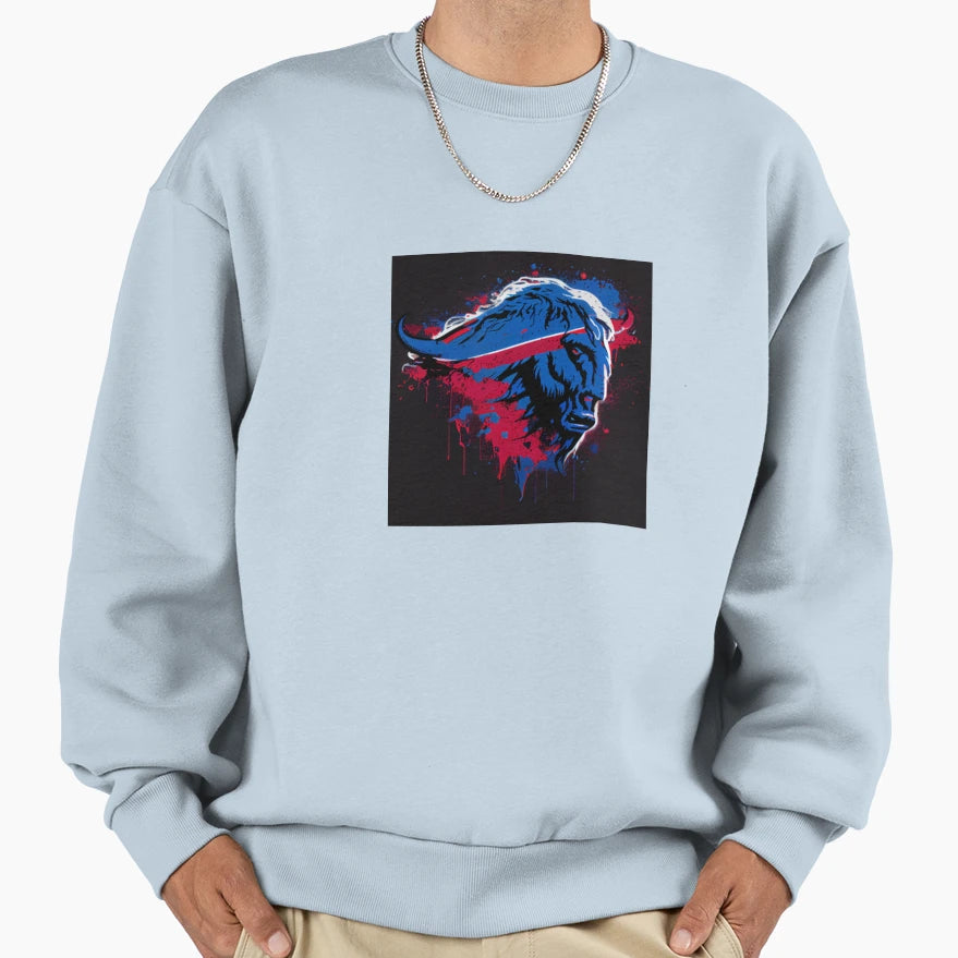 Buffalo Bills 3 Sweatshirt - Graphic Print for Adults - T-Shirt, Sweatshirt, Hoodie