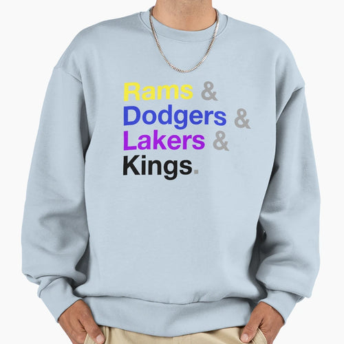 La Sports Sweatshirt - Custom Art Print for Adults - T-Shirt, Sweatshirt, Hoodie