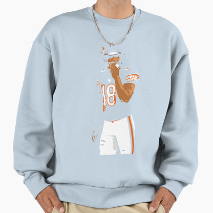 CW 18 Chicago Bears Art Sweatshirt - Graphic Print Men Women - T-Shirt, Sweatshirt, Hoodie