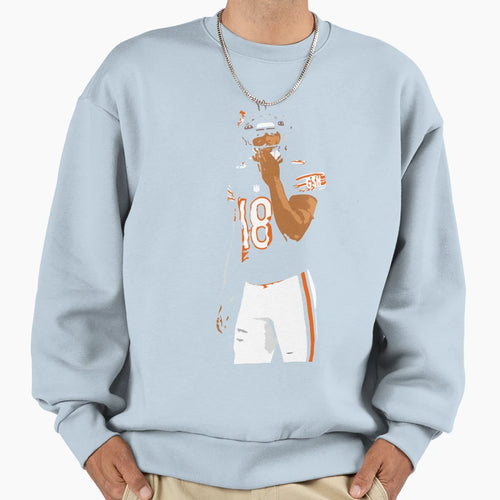 CW 18 Chicago Bears Art Sweatshirt - Graphic Print Men Women - T-Shirt, Sweatshirt, Hoodie