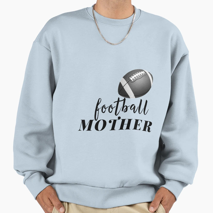 Football Mother Scooring Moms Sweatshirt - Minimalist Print Unisex - T-Shirt, Sweatshirt, Hoodie