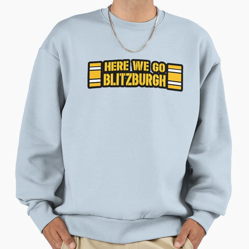 Here We Go Pittsburgh Football And T-Shirt - Aesthetic Graphic Men Women - T-Shirt, Sweatshirt, Hoodie