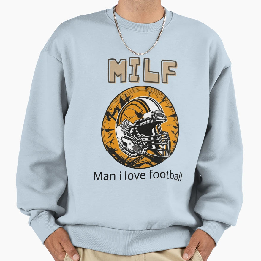 I Love Football 1 Sweatshirt - Unique Graphic Unisex - T-Shirt, Sweatshirt, Hoodie