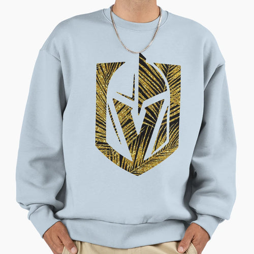Gold And Black Metallic Leaves Sweatshirt - Casual Everyday Wear Unisex - T-Shirt, Sweatshirt, Hoodie