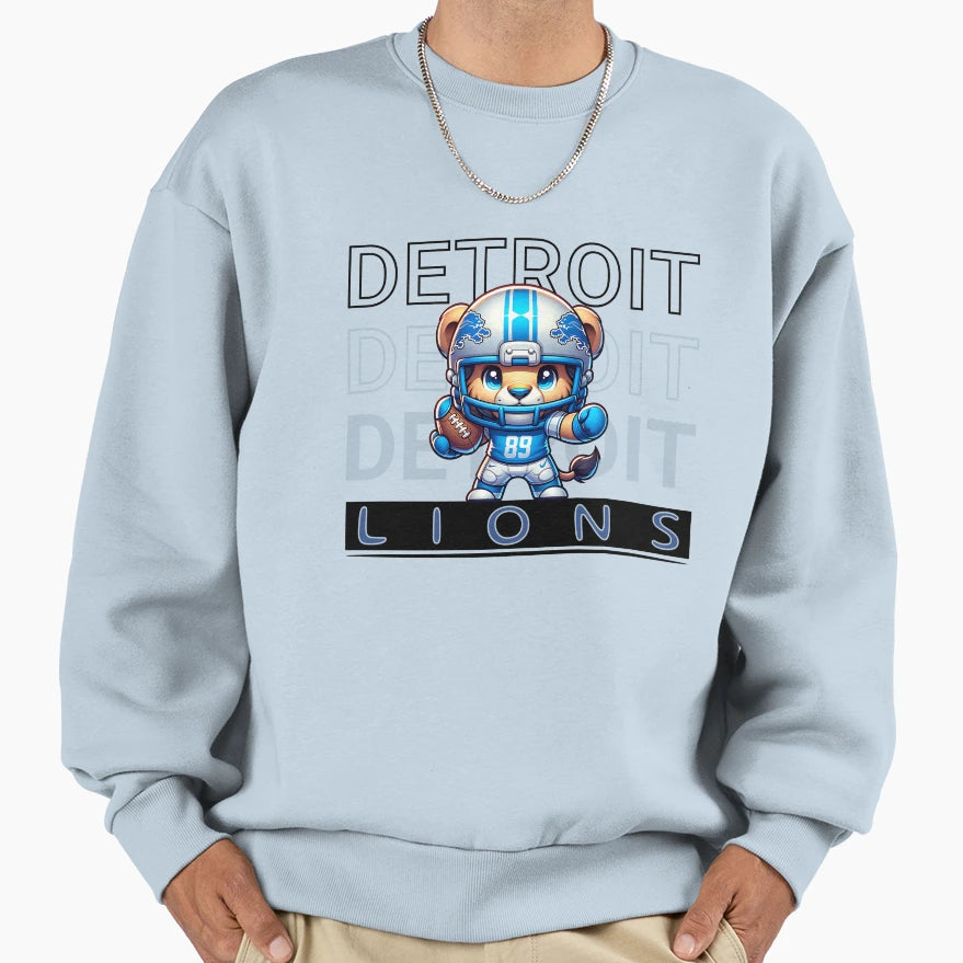 Detroit Lions Sweatshirt - Fun Novelty Design Unisex - T-Shirt, Sweatshirt, Hoodie