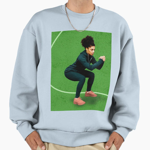 Squat Sweatshirt - Fun Novelty Design Unisex - T-Shirt, Sweatshirt, Hoodie