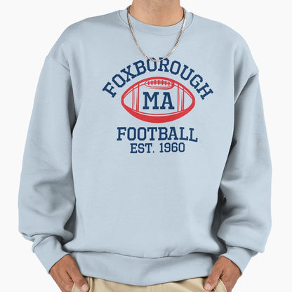 Foxborough Massachusetts Football Sweatshirt - Custom Art Print for Adults - T-Shirt, Sweatshirt, Hoodie