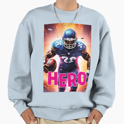 American Football Action Dynamic Sweatshirt - Graphic Print Men Women - T-Shirt, Sweatshirt, Hoodie