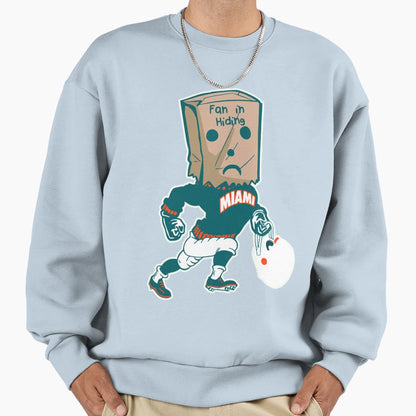 Copy Art Miami Dolphins Sweatshirt - Casual Everyday Wear Men Women - T-Shirt, Sweatshirt, Hoodie