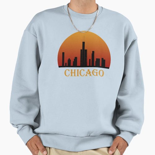 Chicago Vo1 Sweatshirt - Minimalist Print Men Women - T-Shirt, Sweatshirt, Hoodie