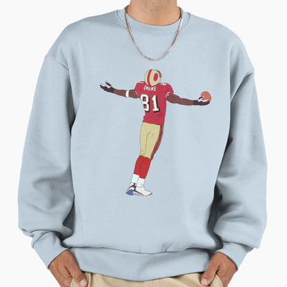 Terrell Owens Celebration Sweatshirt - Fun Novelty Design for Adults - T-Shirt, Sweatshirt, Hoodie