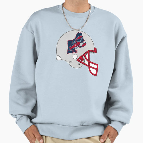 New England Lobsters Modern Helmet Sweatshirt - Aesthetic Graphic Unisex - T-Shirt, Sweatshirt, Hoodie