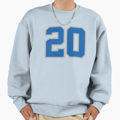 Barry Sanders 20 Sweatshirt - Fun Novelty Design for Adults - T-Shirt, Sweatshirt, Hoodie