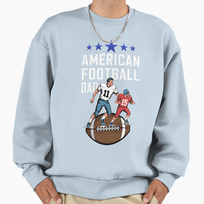 American Football Dad Sweatshirt - Minimalist Print Unisex - T-Shirt, Sweatshirt, Hoodie